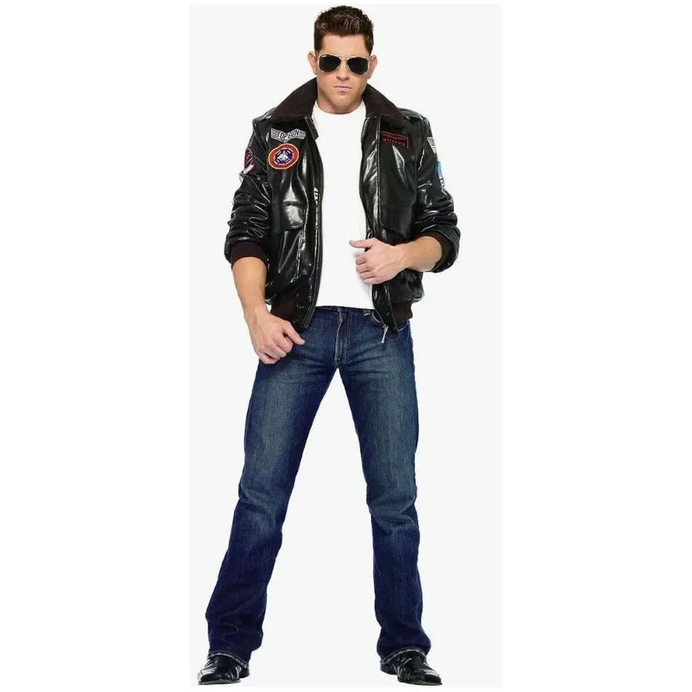 Top Gun Men's Bomber Jacket Size M